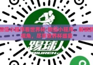 微信小程序看世界杯-微信小程序，解锁新视角，尽享世界杯盛宴