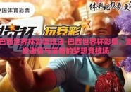 巴西世界杯彩票玩法-巴西世界杯彩票，激发激情与策略的梦想竞技场