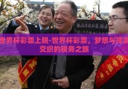 世界杯彩票上税-世界杯彩票，梦想与现实交织的税务之旅