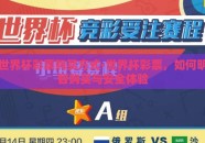 世界杯彩票购买方式-世界杯彩票，如何明智购买与安全体验