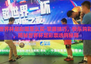 世界杯足彩票怎么买-掌握技巧，快乐购彩，揭秘世界杯足彩票选购秘籍