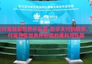 支付宝能买世界杯彩票-数字支付新境界，支付宝购买世界杯彩票的便利与乐趣