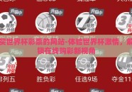 买世界杯彩票的网站-体验世界杯激情，解锁在线购彩新视角
