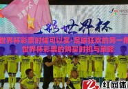 世界杯彩票时候可以买-足球狂欢的另一角，世界杯彩票的购买时机与策略