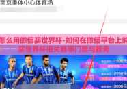 怎么用微信买世界杯-如何在微信平台上购买世界杯相关赛事门票与服务