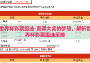 世界杯彩票组选-赢得大奖的梦想，解析世界杯彩票组选策略