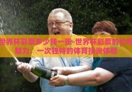 世界杯彩票多少钱一张-世界杯彩票的价格魅力，一次独特的体育投资体验