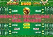 微信世界杯怎么买-微信世界杯购票攻略，轻松选座，解锁比赛激情