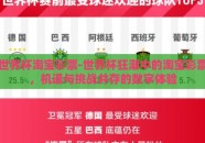 世界杯淘宝彩票-世界杯狂潮中的淘宝彩票，机遇与挑战并存的数字体验