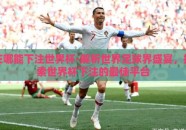 在哪能下注世界杯-解析世界足球界盛宴，探索世界杯下注的最佳平台