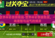 世界杯彩票猜输赢-世界杯彩票猜输赢，一场理智与运气的博弈