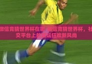 微信竞猜世界杯在哪-微信竞猜世界杯，社交平台上的足坛狂欢新风尚