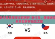 支付宝怎样投注世界杯-支付宝，便捷途径，乐享世界杯投注之旅