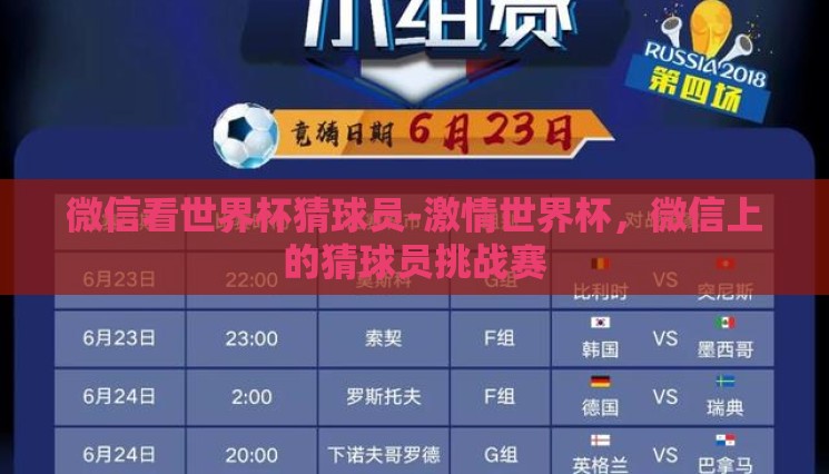 微信看世界杯猜球员-激情世界杯,微信上的猜球员挑战赛 微信看世界杯猜球员-激情世界杯,微信上的猜球员挑战赛