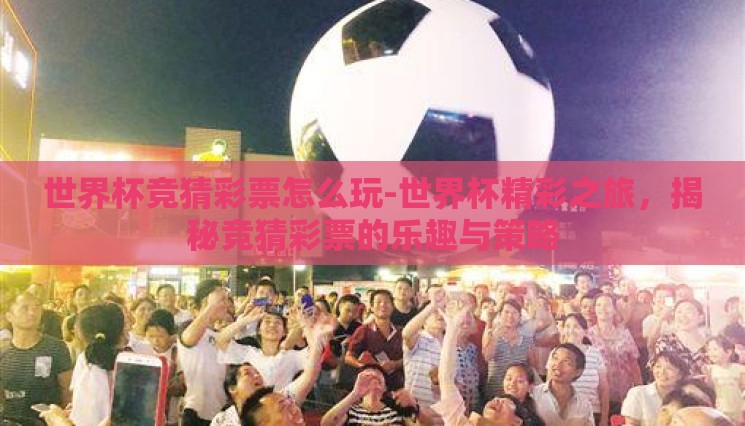世界杯竞猜彩票怎么玩-世界杯精彩之旅，揭秘竞猜彩票的乐趣与策略