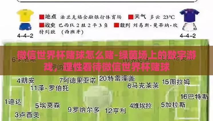 微信世界杯赌球怎么赌-绿茵场上的数字游戏,理性看待微信世界杯赌球 微信世界杯赌球怎么赌-绿茵场上的数字游戏,理性看待微信世界杯赌球