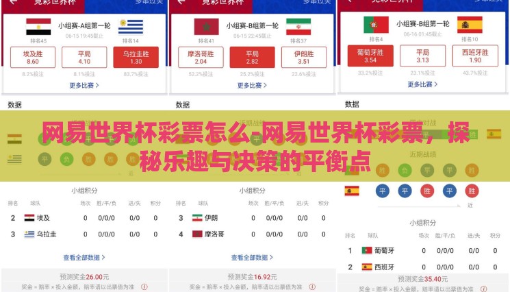 网易世界杯彩票怎么-网易世界杯彩票，探秘乐趣与决策的平衡点