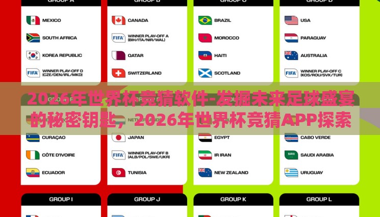 2026年世界杯竞猜软件-发掘未来足球盛宴的秘密钥匙，2026年世界杯竞猜APP探索