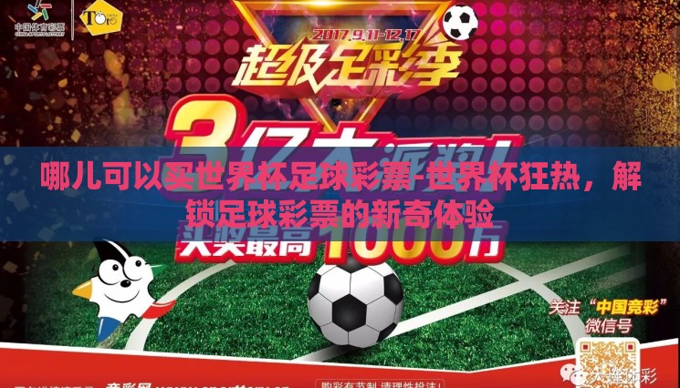 哪儿可以买世界杯足球彩票-世界杯狂热,解锁足球彩票的新奇体验 哪儿可以买世界杯足球彩票-世界杯狂热,解锁足球彩票的新奇体验