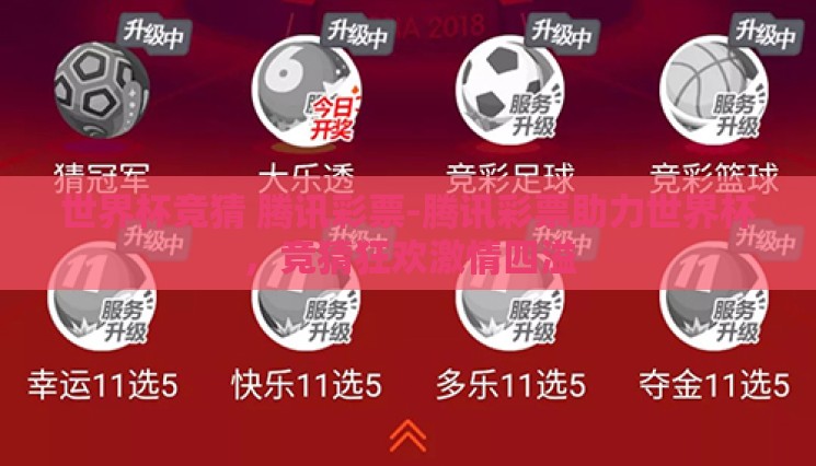 世界杯竞猜 腾讯彩票-腾讯彩票助力世界杯,竞猜狂欢激情四溢 世界杯竞猜 腾讯彩票-腾讯彩票助力世界杯,竞猜狂欢激情四溢