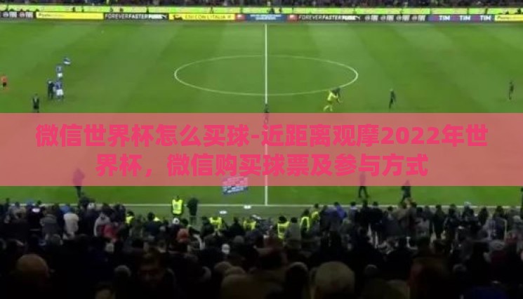微信世界杯怎么买球-近距离观摩2022年世界杯，微信购买球票及参与方式
