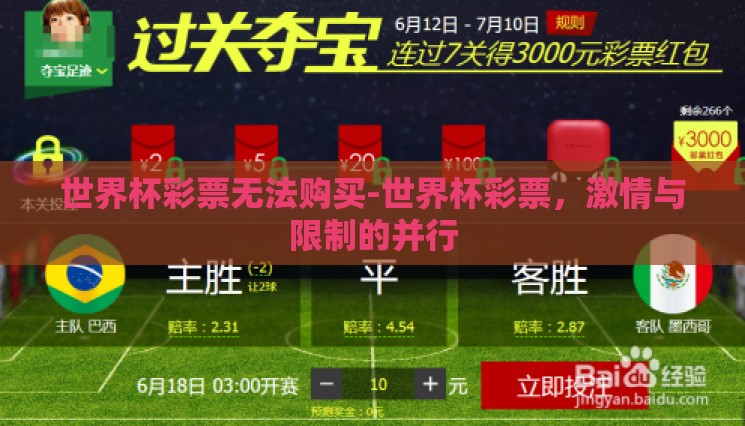 世界杯彩票无法购买-世界杯彩票,激情与限制的并行 世界杯彩票无法购买-世界杯彩票,激情与限制的并行