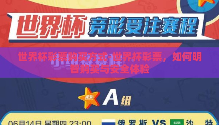 世界杯彩票购买方式-世界杯彩票，如何明智购买与安全体验