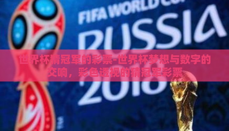 世界杯猜冠军的彩票-世界杯梦想与数字的交响，彩色透视的猜冠军彩票