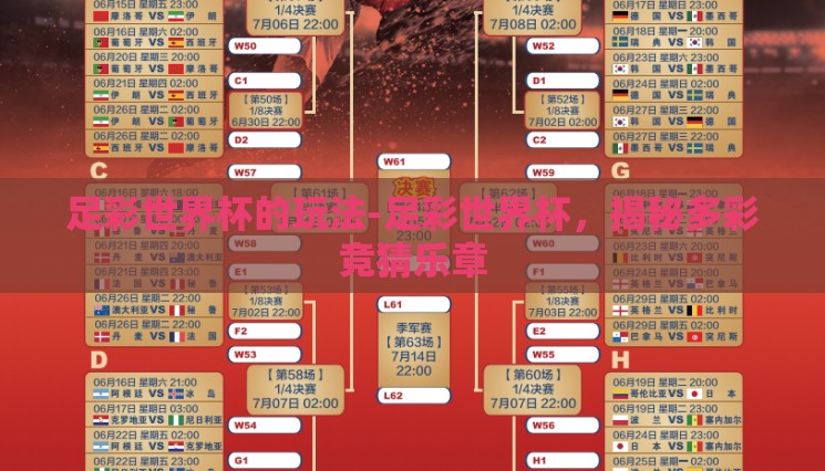 足彩世界杯的玩法-足彩世界杯，揭秘多彩竞猜乐章