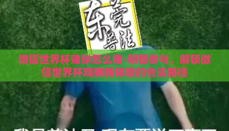 微信世界杯赌球怎么赌-明智参与，解锁微信世界杯观赛新体验的合法路径
