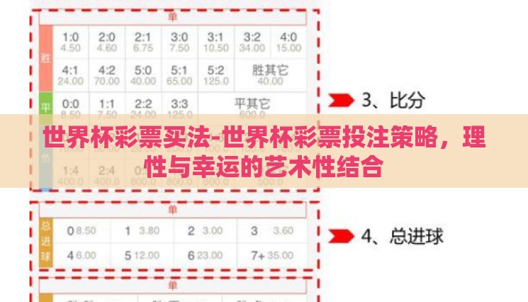 世界杯彩票买法-世界杯彩票投注策略，理性与幸运的艺术性结合