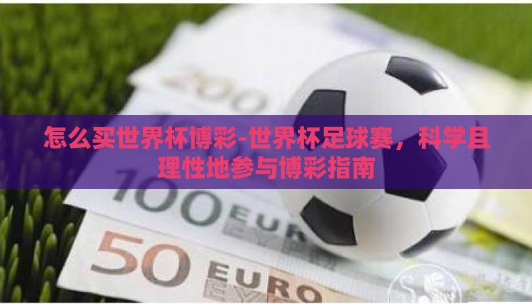 怎么买世界杯博彩-世界杯足球赛，科学且理性地参与博彩指南